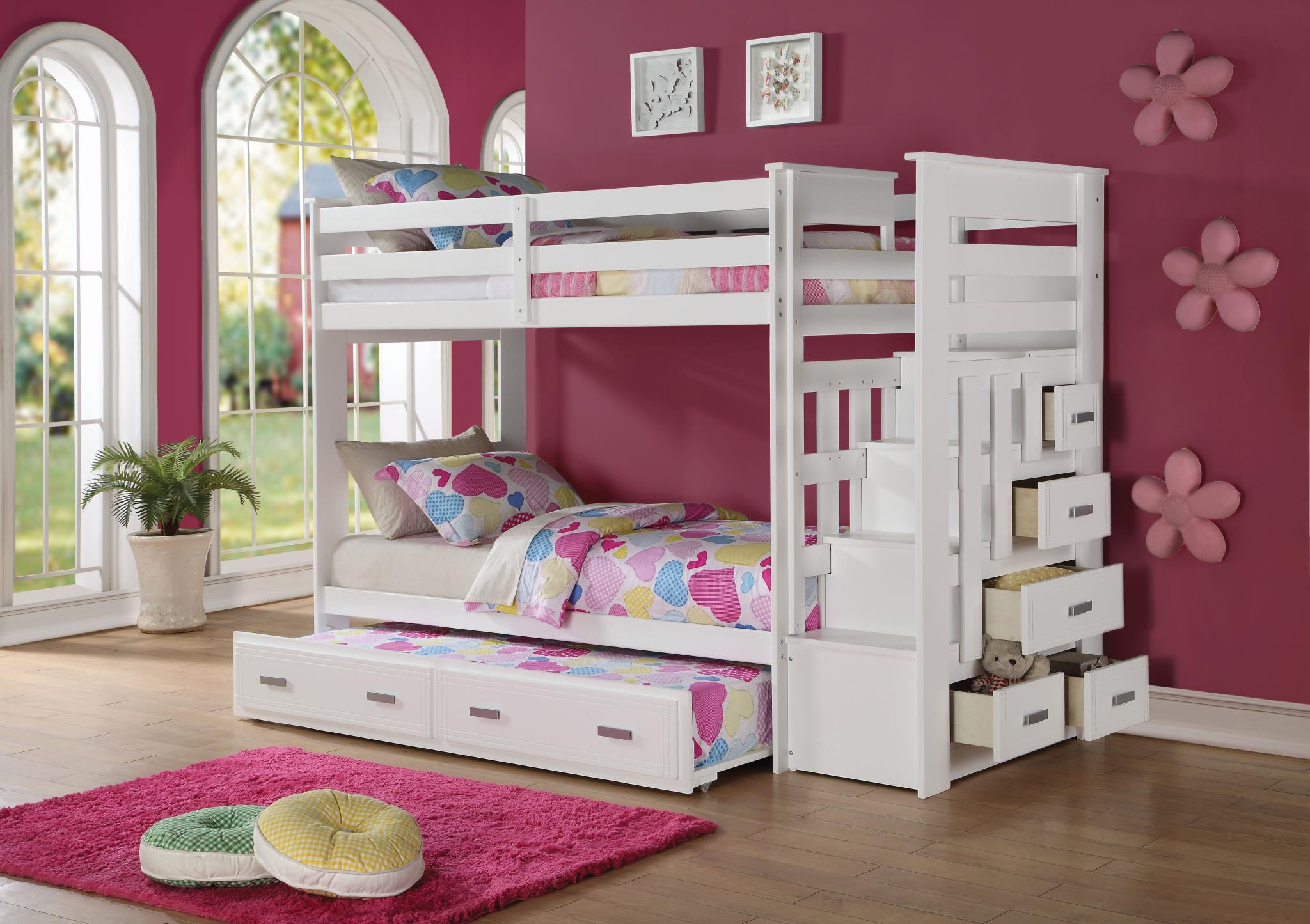 Allentown Bunk Bed with Trundle and Storage