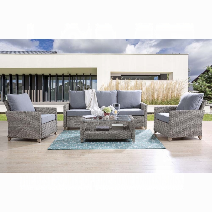 Greeley 4 Piece Pack Patio Sofa Set