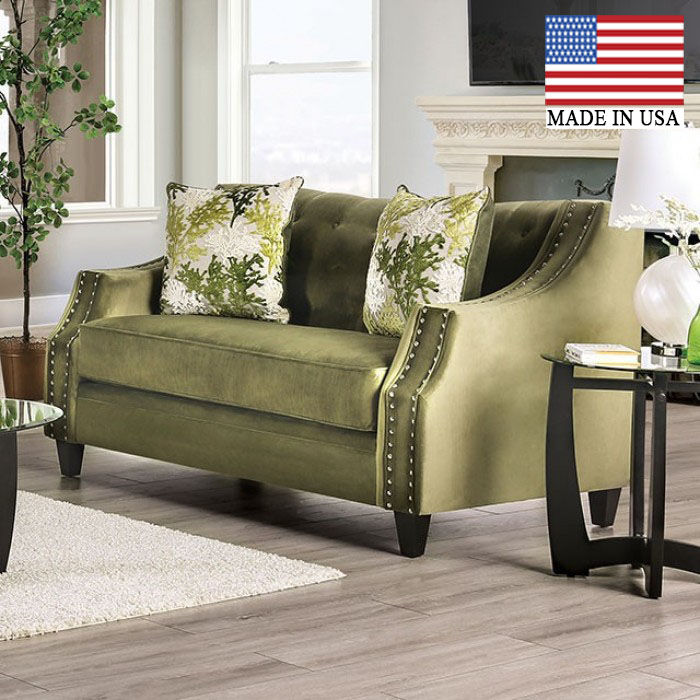 Kaye Button Tufted Loveseat