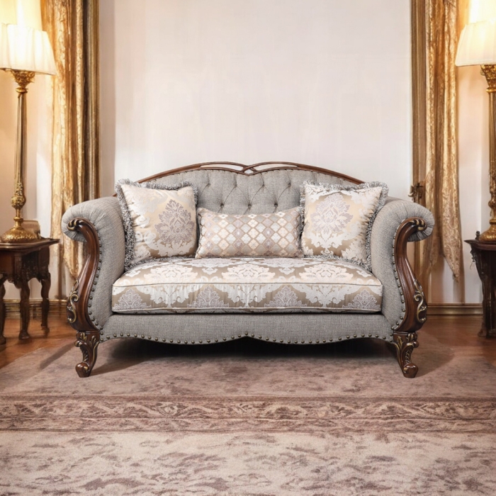 Miyeon Loveseat with 3 Pillows