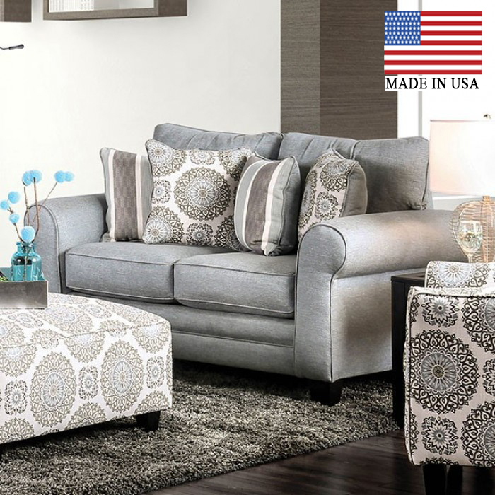 Misty Rolled Arms Loveseat