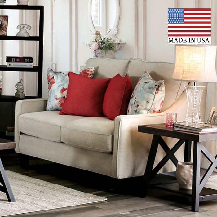 Nadene Sloped Arms Loveseat