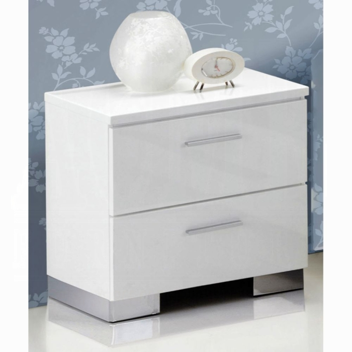 Lorimar High Gloss Contemporary Nightstand