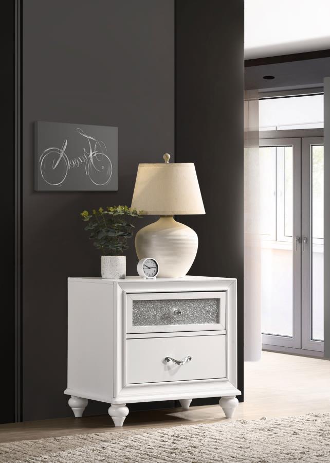 Barzini 2-drawer Rectangular Nightstand