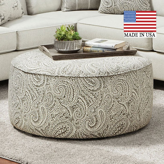 Pocklington Welted Cord Trim Ottoman