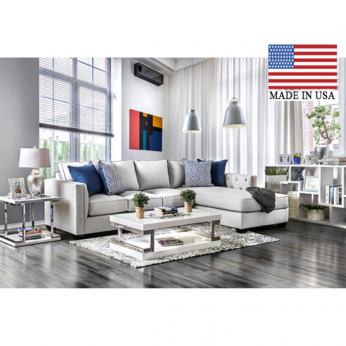 Ornella Track Arms Sectional Sofa