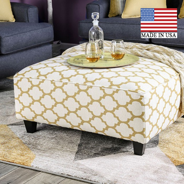 Orson Moroccan Lattice Pattern Ottoman