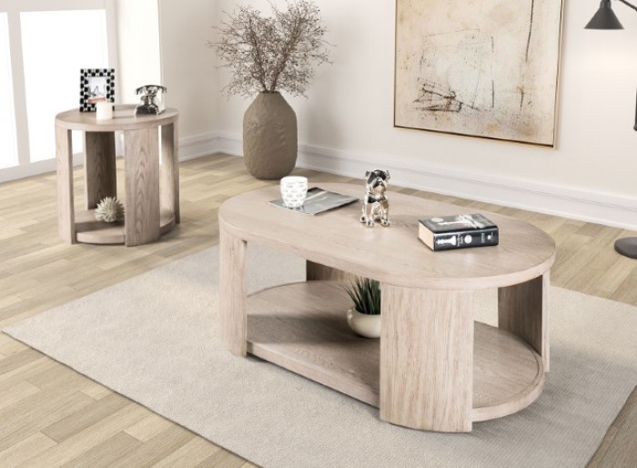 Conisbrough I Modern Oval Cocktail Table
