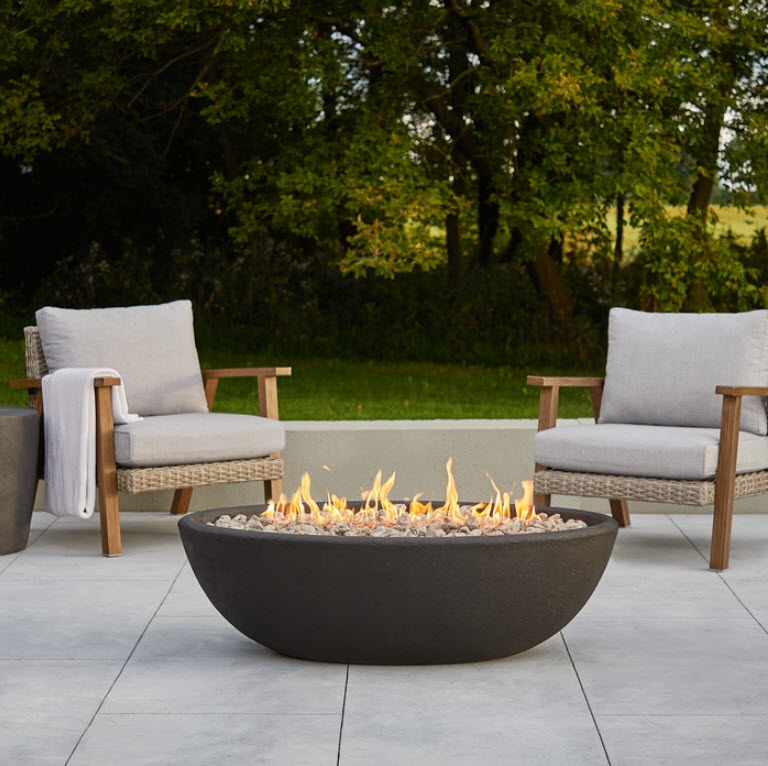 48" Riverside Oval Fire Bowl - Shale  