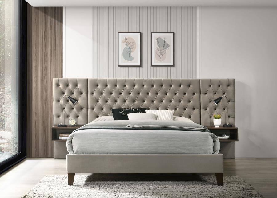 Marley Upholstered Wall Panel Bed