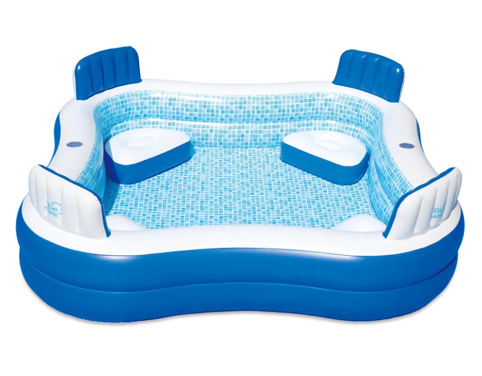 Blue Wave® 88" x 88" x 26" Deep Premier Inflatable Pool w/Cover