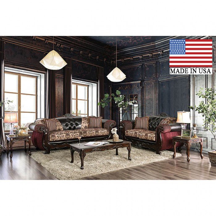 Quirino Traditional Rolled Arms Sofa