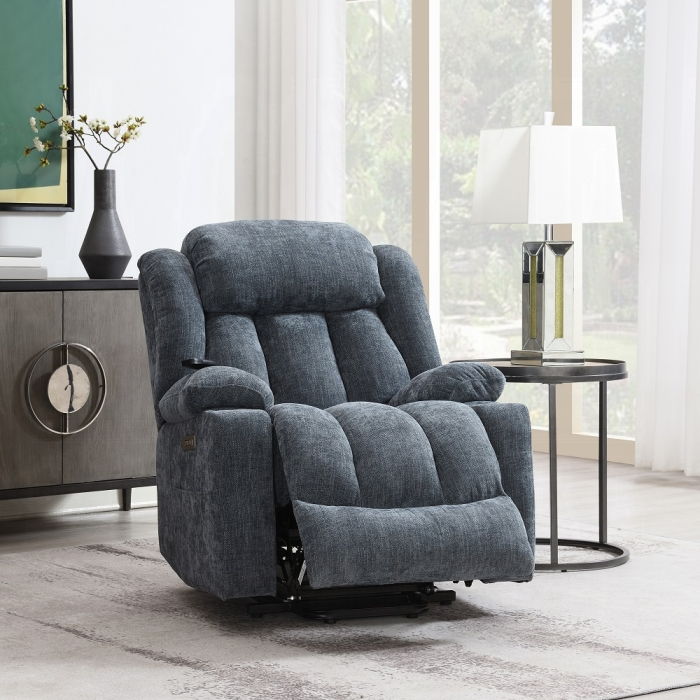 Omarion Power Recliner with Lift & Massage