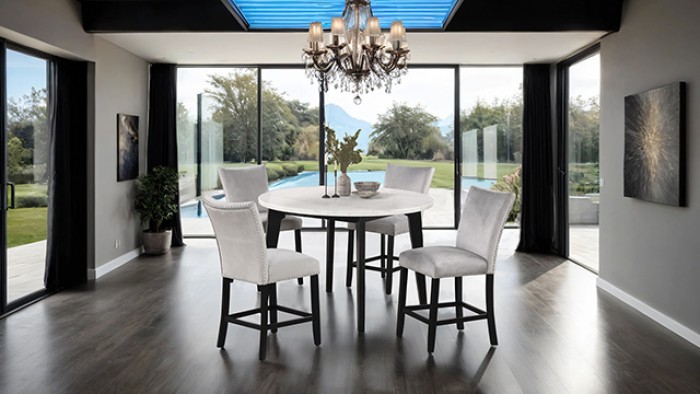 Sabro Contemporary Round Counter Height Table
