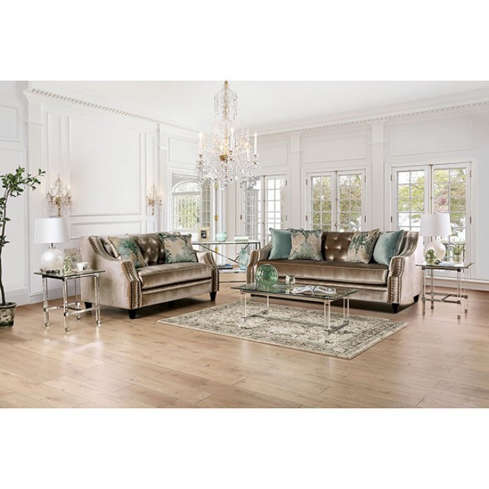 Elicia Transitional Sofa