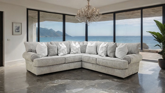 Nerone Transitional Sectional Sofa