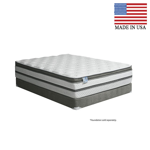 Siddalee Euro Pillow Top 2.5" Gel Infused Memory Foam