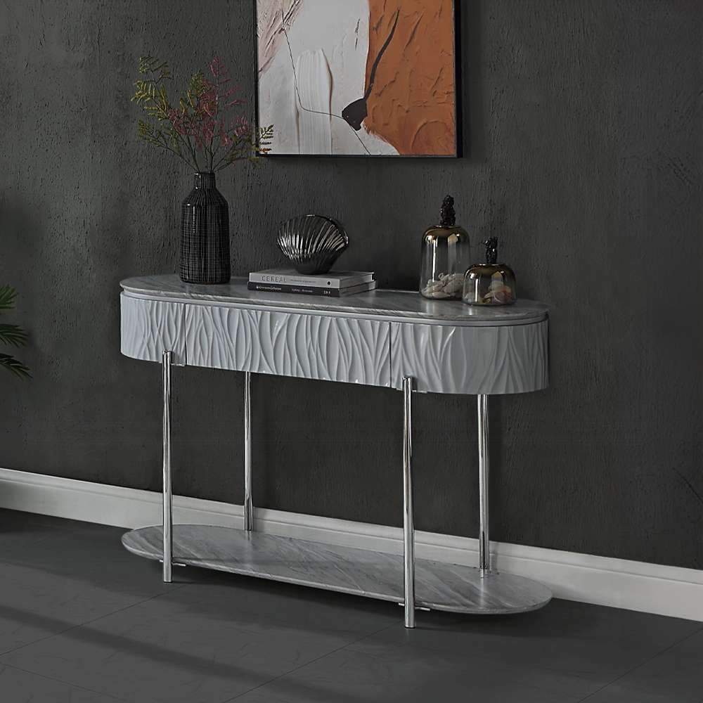 Yukino Round Style Sofa Table