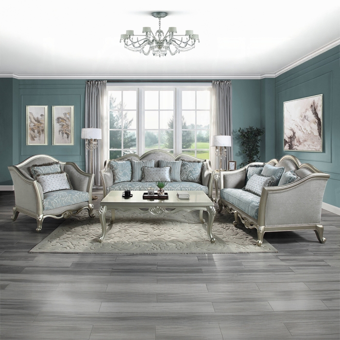 Qunsia Sofa with 5 Pillows