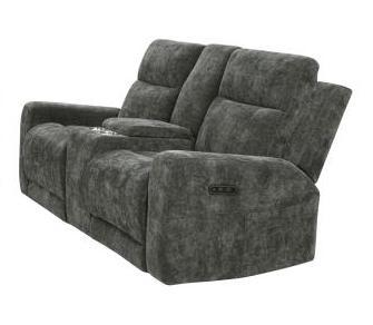 Kennett Chenille Upholstered Power Reclining Loveseat