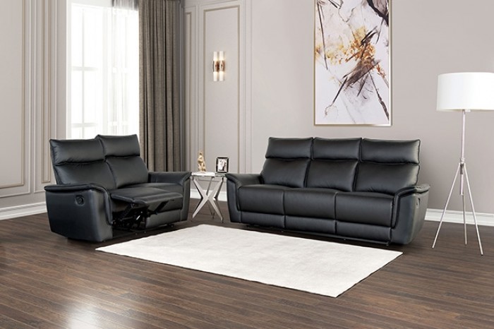 Bienne Transitional Manual Recliner Sofa
