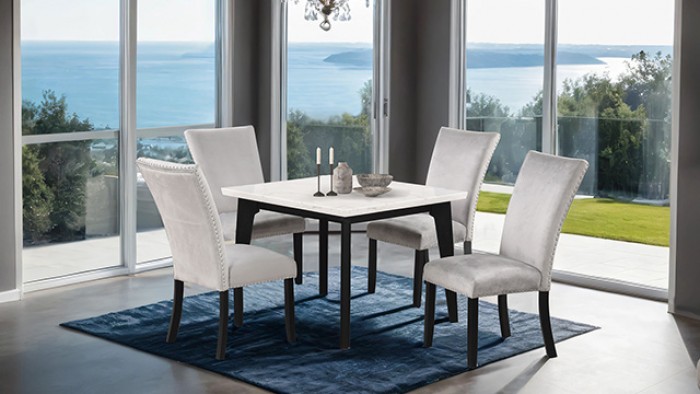 Sabro Marble Table Top Square Dining Table