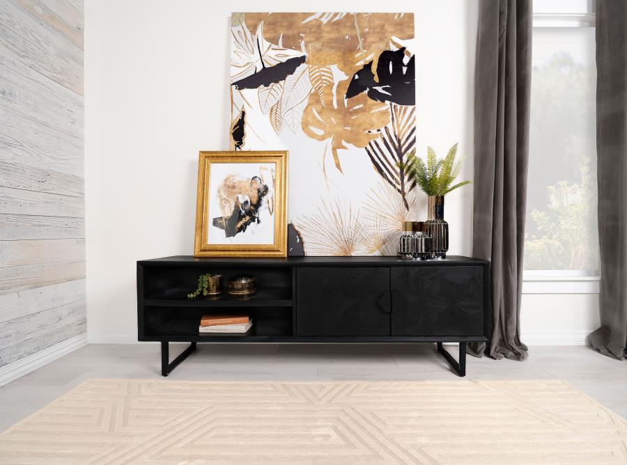 Marsden 2-door Mango Wood 70-inch TV Stand
