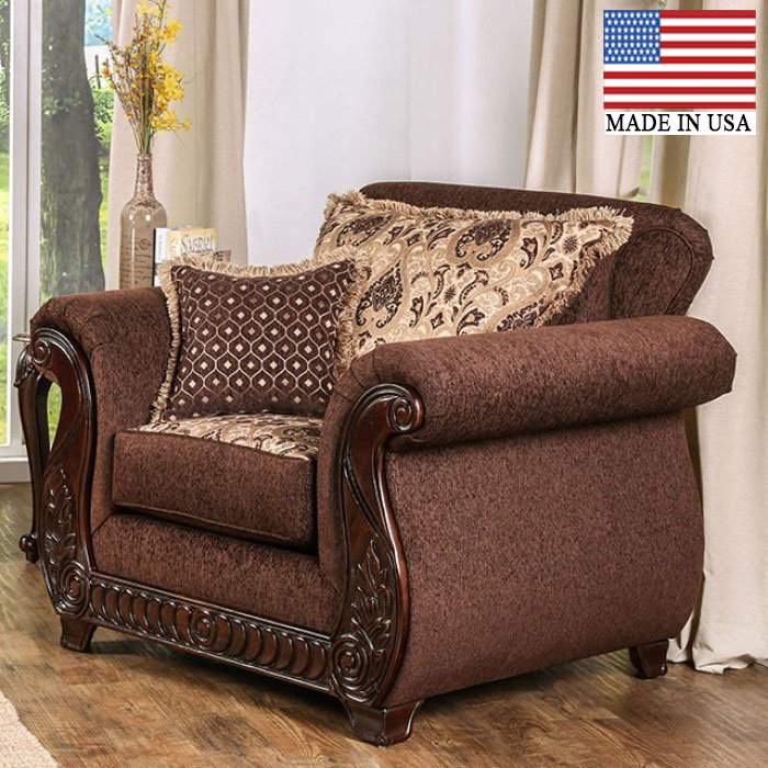 Tabitha Rolled Arms Chair