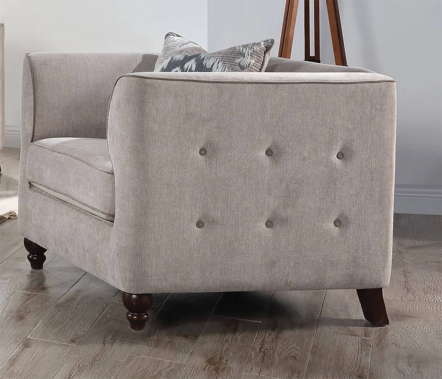 Cyndi Traditional Style Chair with Pillow