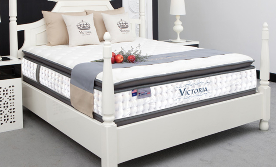 16" Victoria Memory Gel Foam Dual Seasons Pocket Coil Mattress