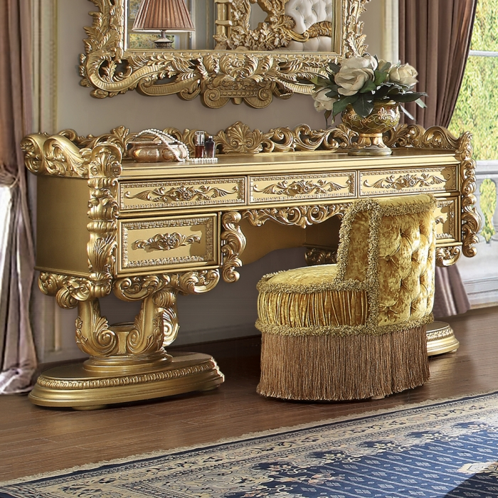Bernadette Rococo Period Inspired Victorian Style Vanity Desk