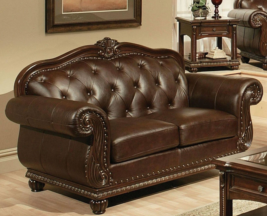 Anondale Traditional Tufted Loveseat