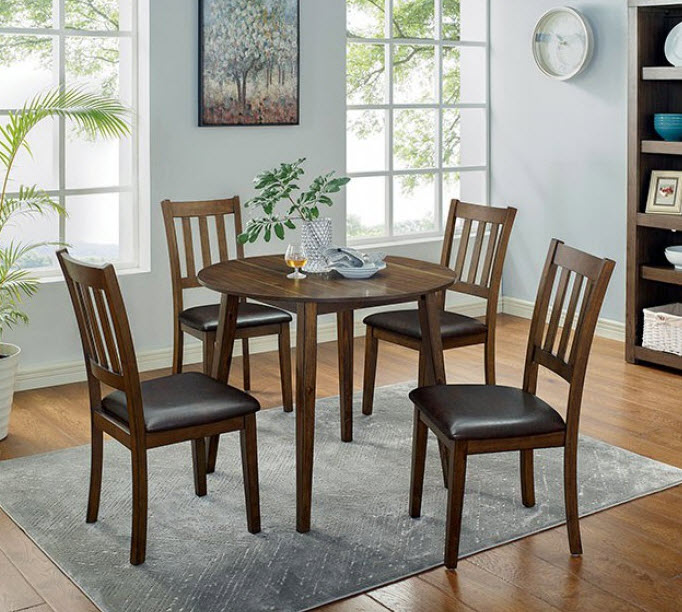 Blackwood Round 5 Piece Dining Table Set