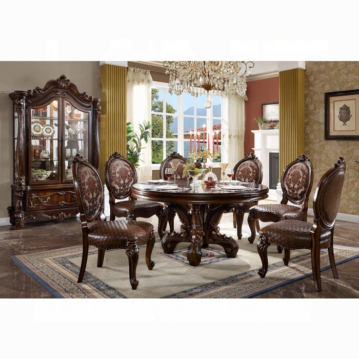 Versailles Cherry Round Dining Table