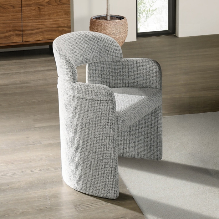 Kyree Chenille Arm Chair Set of 2