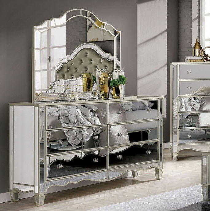 Eliora Mirror Panel Dresser