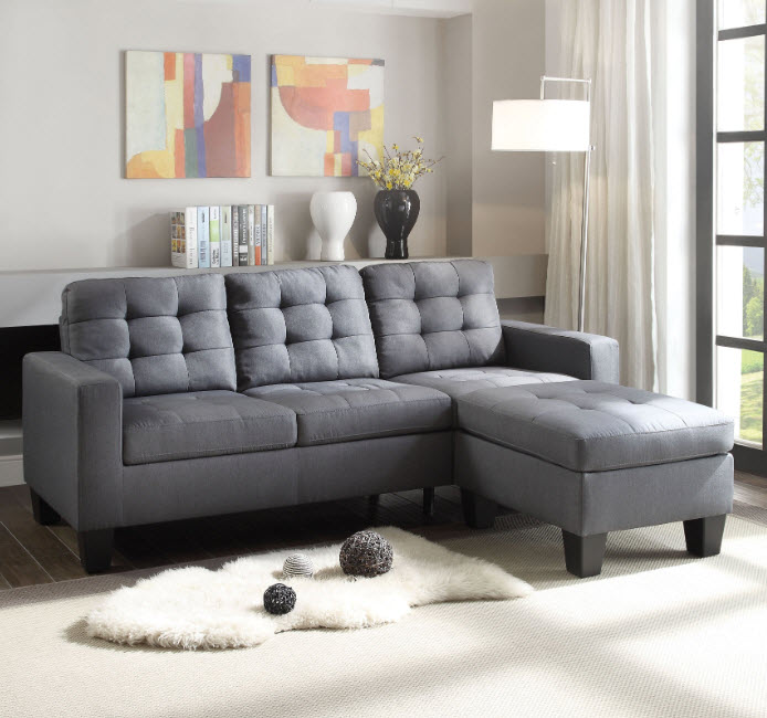 Earsom Wide Track Arms Sectional Sofa
