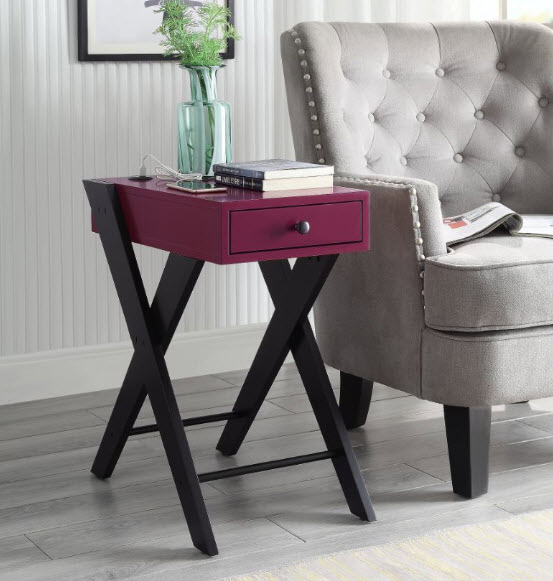 Fierce Side Table with USB