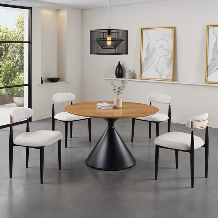 Athan Contemporary Round Dining Table
