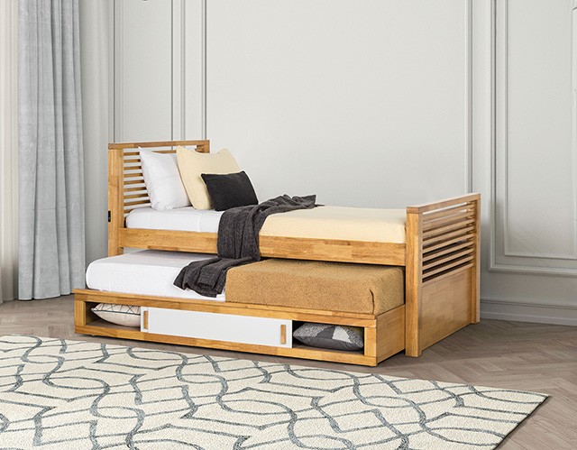 Dayville Transitional Bed with Slat Design