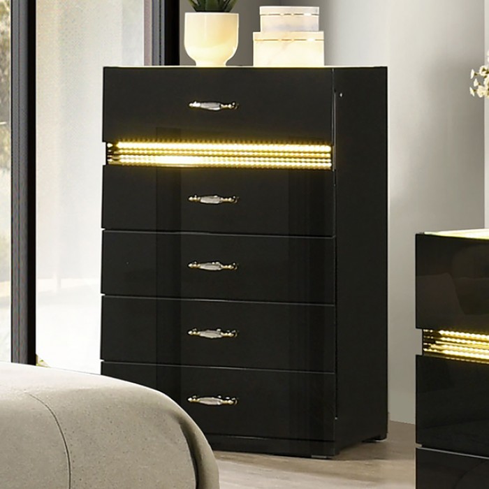 Lucida Contemporary Chest with Crocodile Skin Texture