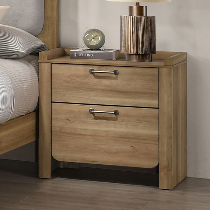 Elinora Transitional Natural Nightstand