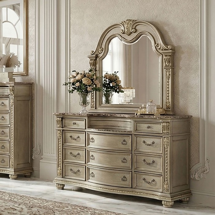 Fromberg Traditional Gold Champagne Dresser