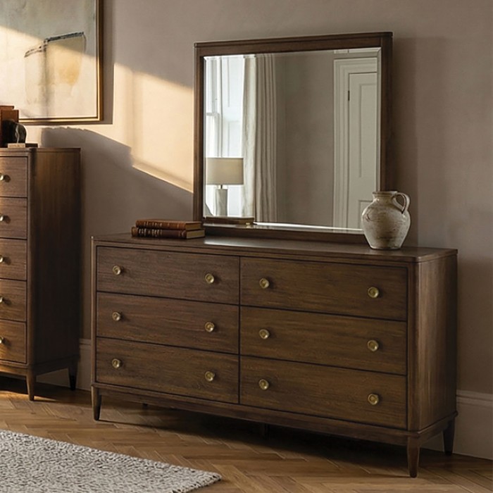 Clarksburg Mid-Century Modern Walnut Dresser