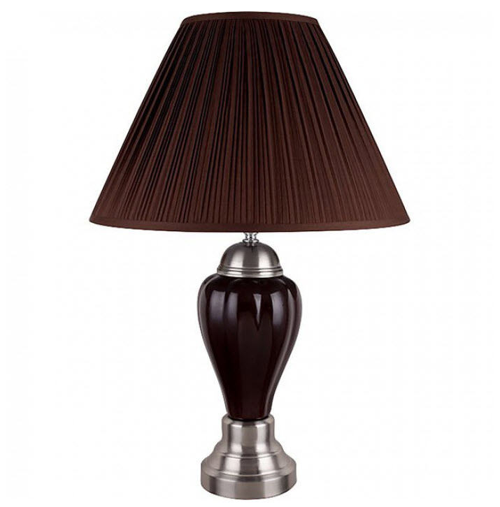 Hanna Pleated Shade Ceramic Table Lamp - Set of 6