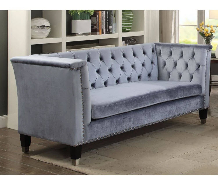 Honor Button Tufted Detailing Loveseat 