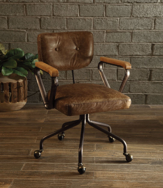 Hallie Vintage Tilting Backrest Office Chair