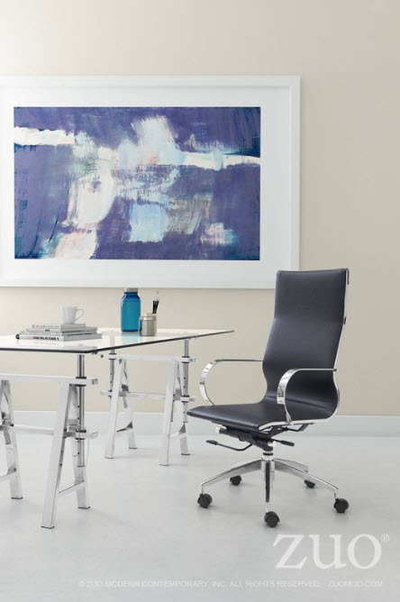 Glider High Back Adjustable Height Office Chair