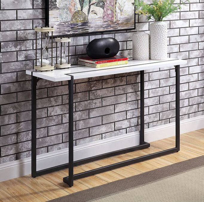 Izar High Gloss Top Sofa Table