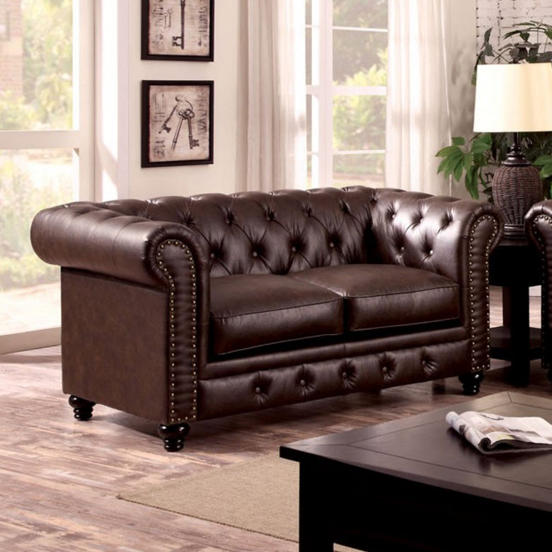 Stanford Chesterfield-Inspired Love Seat